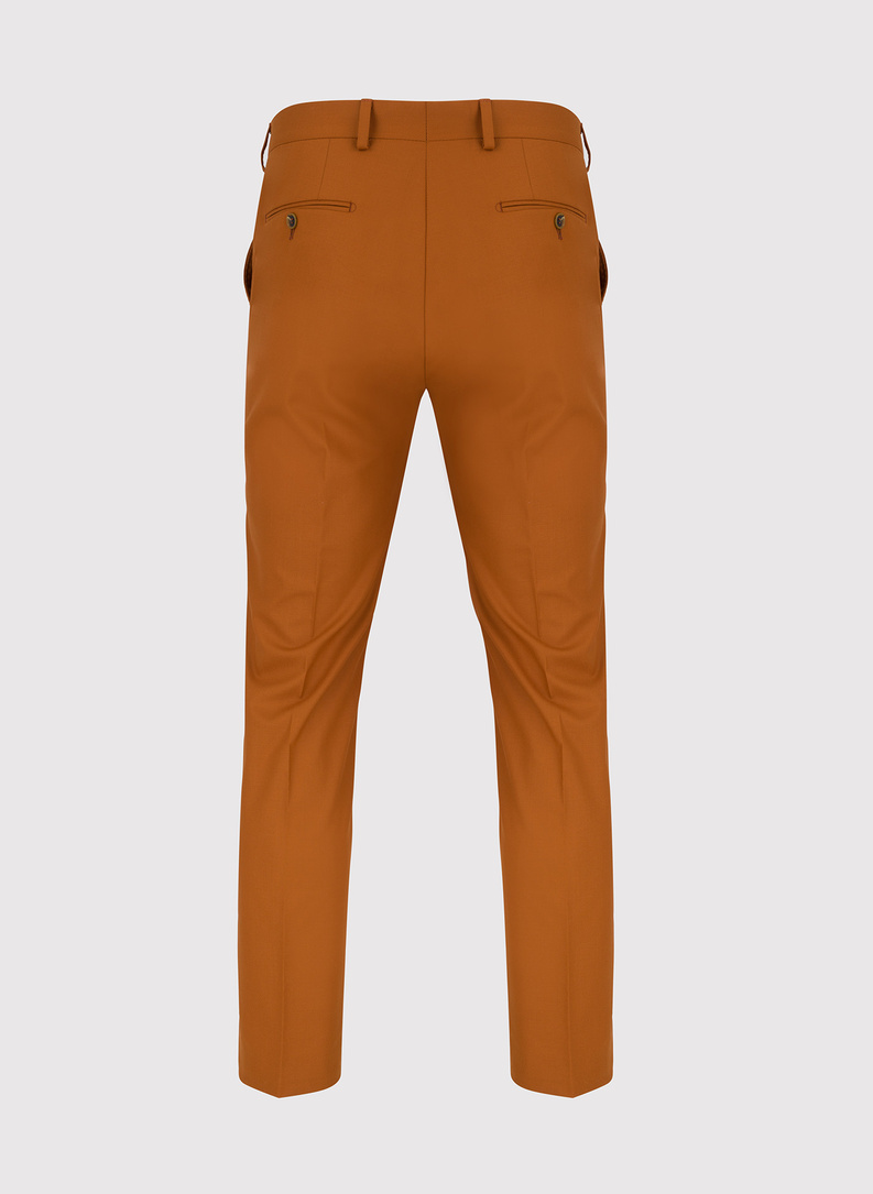 Oranžinės kostiuminės kelnės P22SF-6G-021-P-S