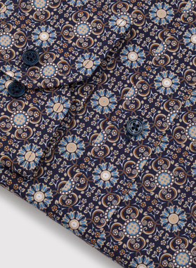 Vyriški marškiniai geometriniu raštu