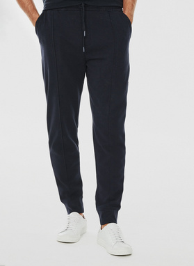 Tamsiai mėlynos spalvos treninginės kelnės