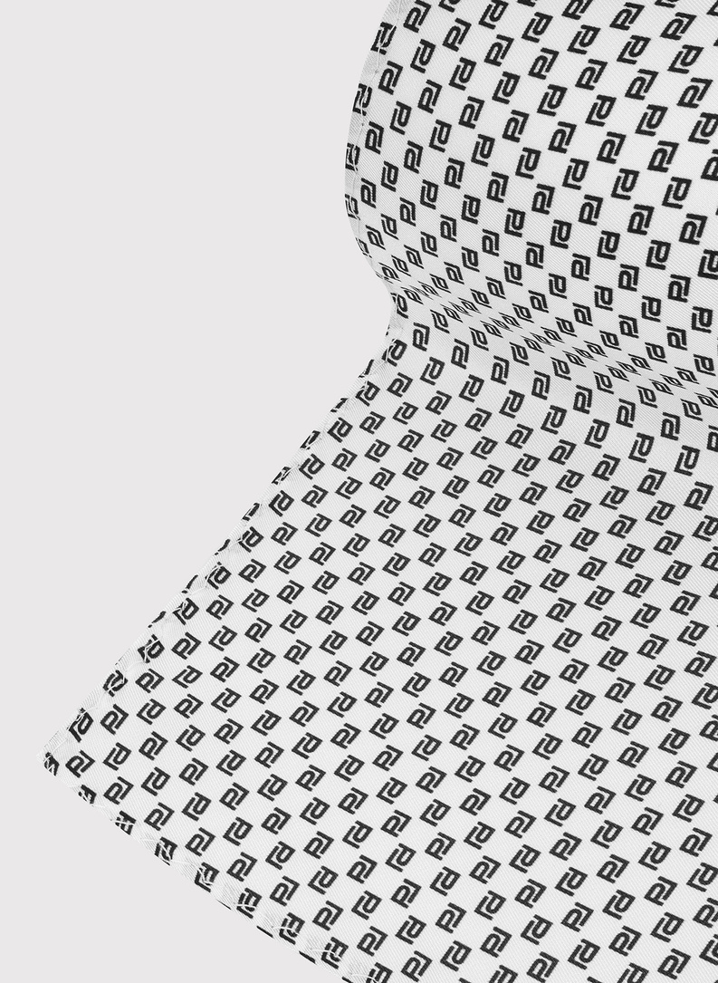 Balta šilkinė kišeninė nosinaitė