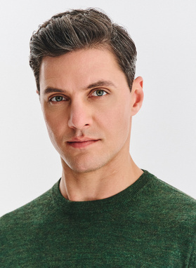 Žalias vyriškas megztinis su vilna