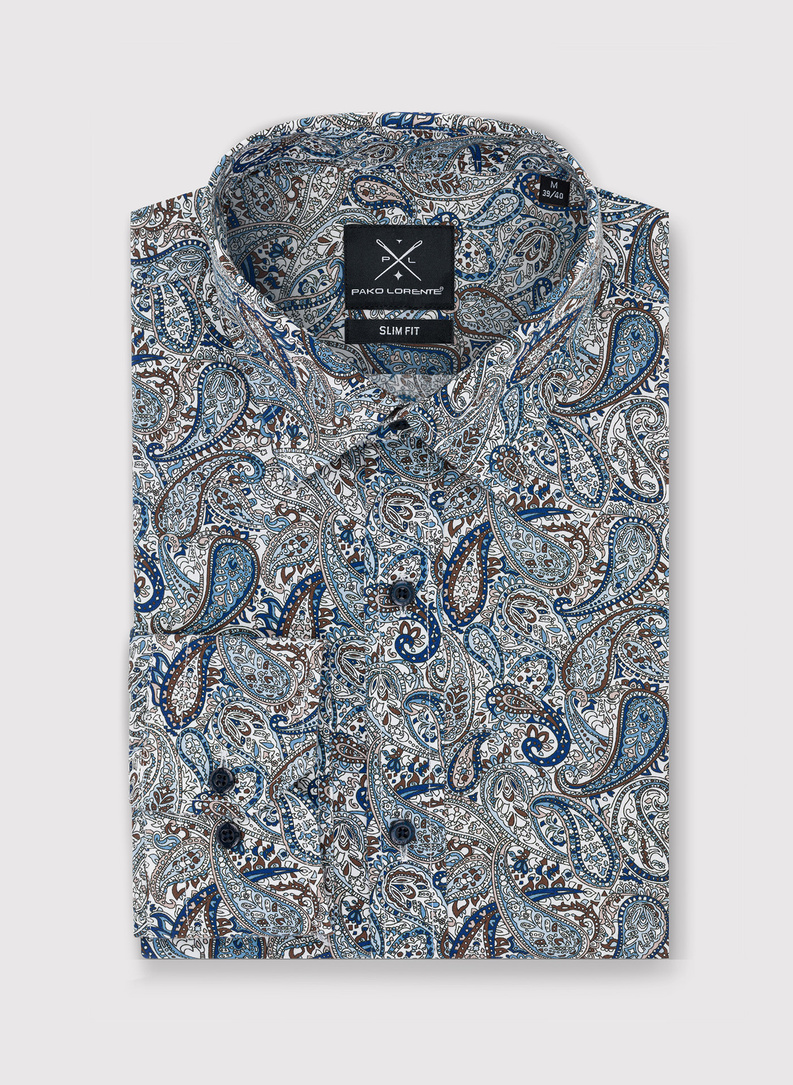 Vyriški marškiniai peislio raštu P23WN-1X-016-X-S