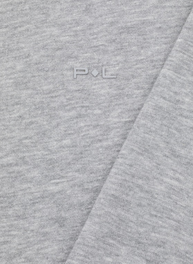 Pilkas treninginis bluzonas su užtrauktuku