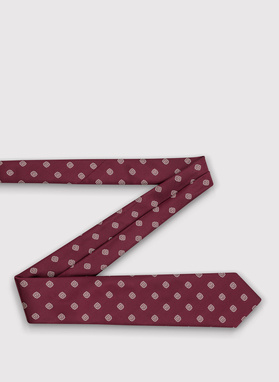 Vyšninis gėlėtas vyriškas kaklaraištis