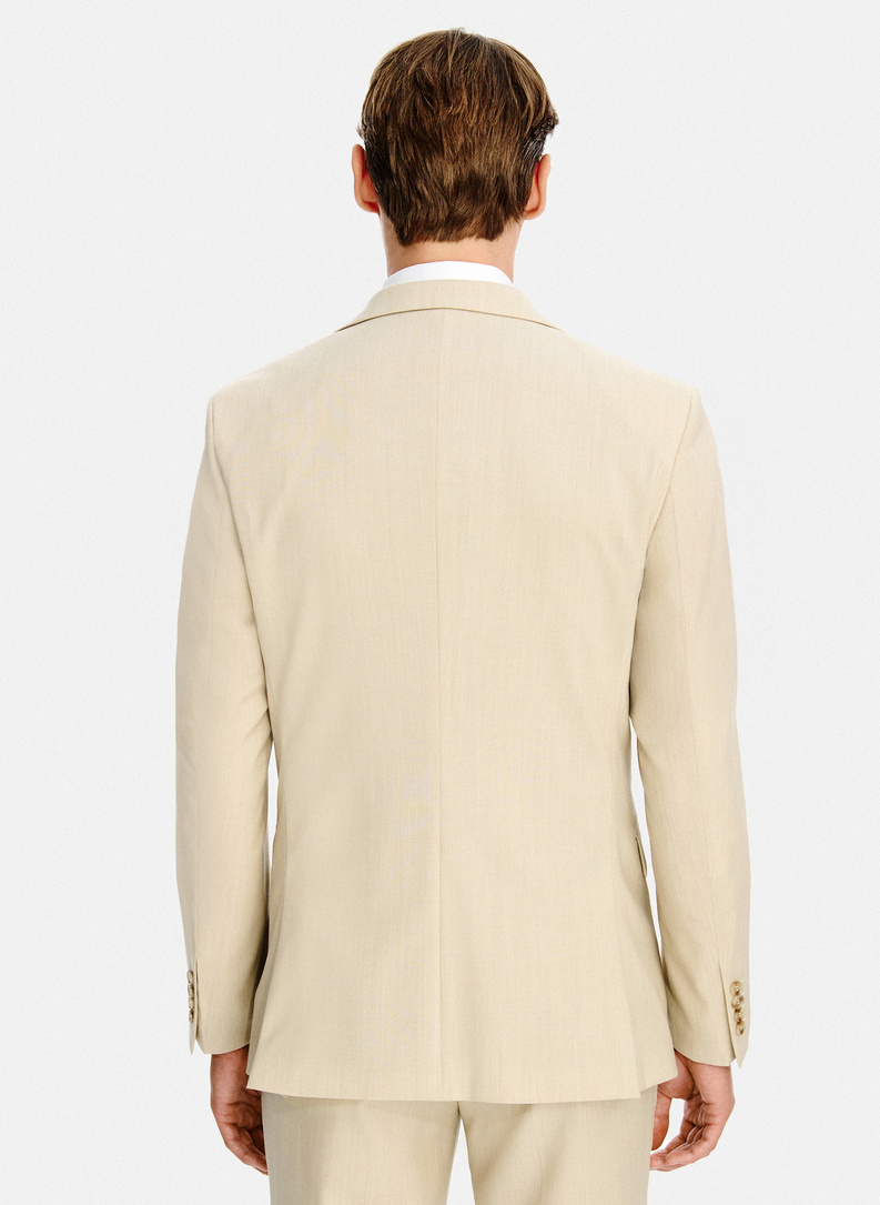 Vyriškas smėlio spalvos švarkas