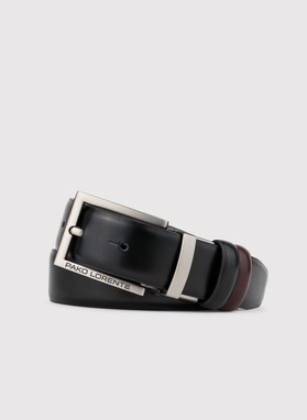 Dvipusis odinis diržas su matine sagtimi