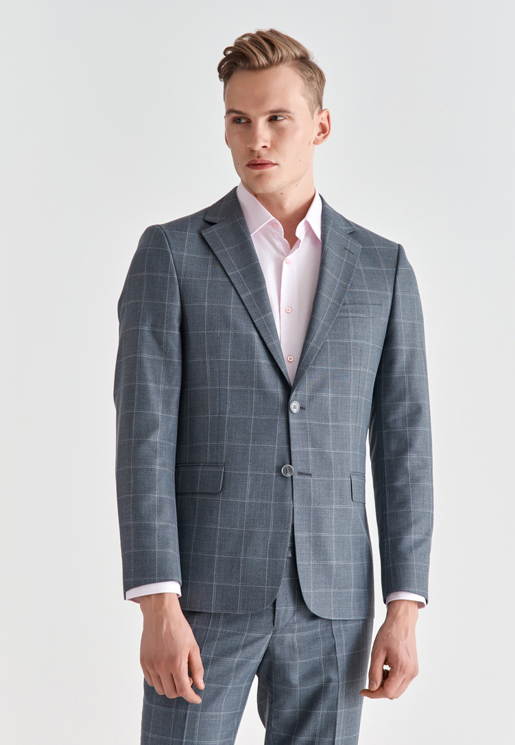 Pilkos kostiuminės kelnės P21WF-6G-067-S