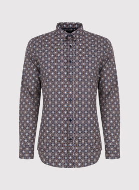 Vyriški marškiniai geometriniu raštu