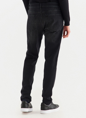 Juodos vyriškos džinsinės kelnės