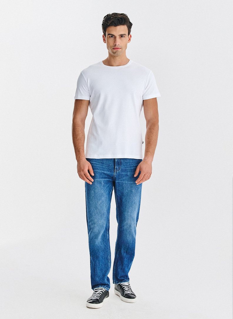 Balti vyriški T marškinėliai