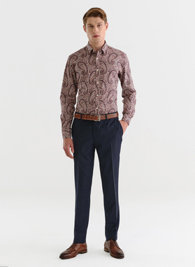 Vyšniniai vyriški marškiniai peislio raštu