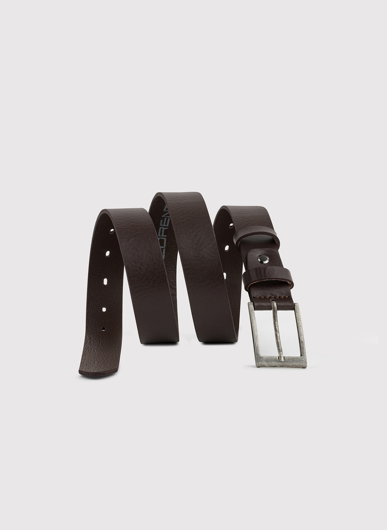 Bronzos spalvos vyriškas diržas