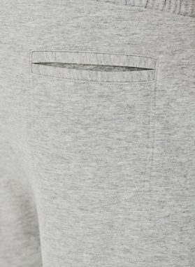 Pilkos spalvos trikotažinės treninginės kelnės