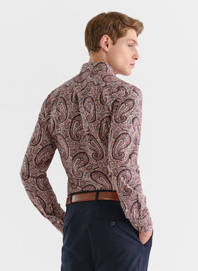 Vyšniniai vyriški marškiniai peislio raštu