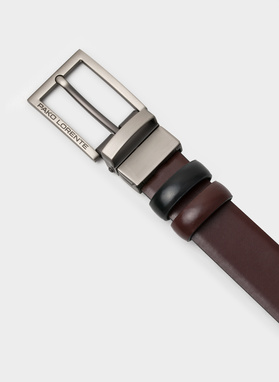 Dvipusis odinis diržas su matine sagtimi