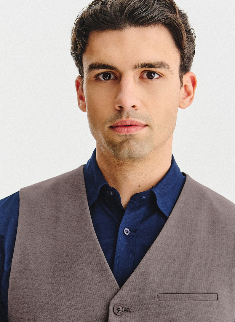 Ruda vyriška liemenė