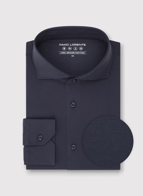 Grafito spalvos trikotažiniai marškiniai