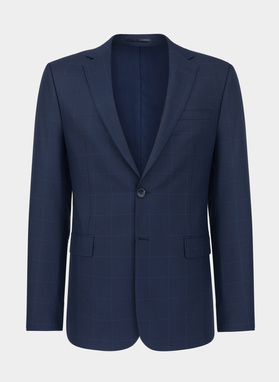 Tamsiai mėlynas kostiuminis švarkas P22SF-3G-015-G-S