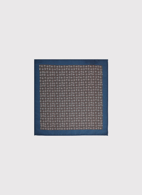 Dvipusė vyriška kišeninė nosinaitė su inkarais