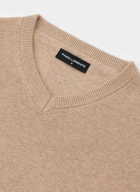 Vyriškas megztinis V apykakle