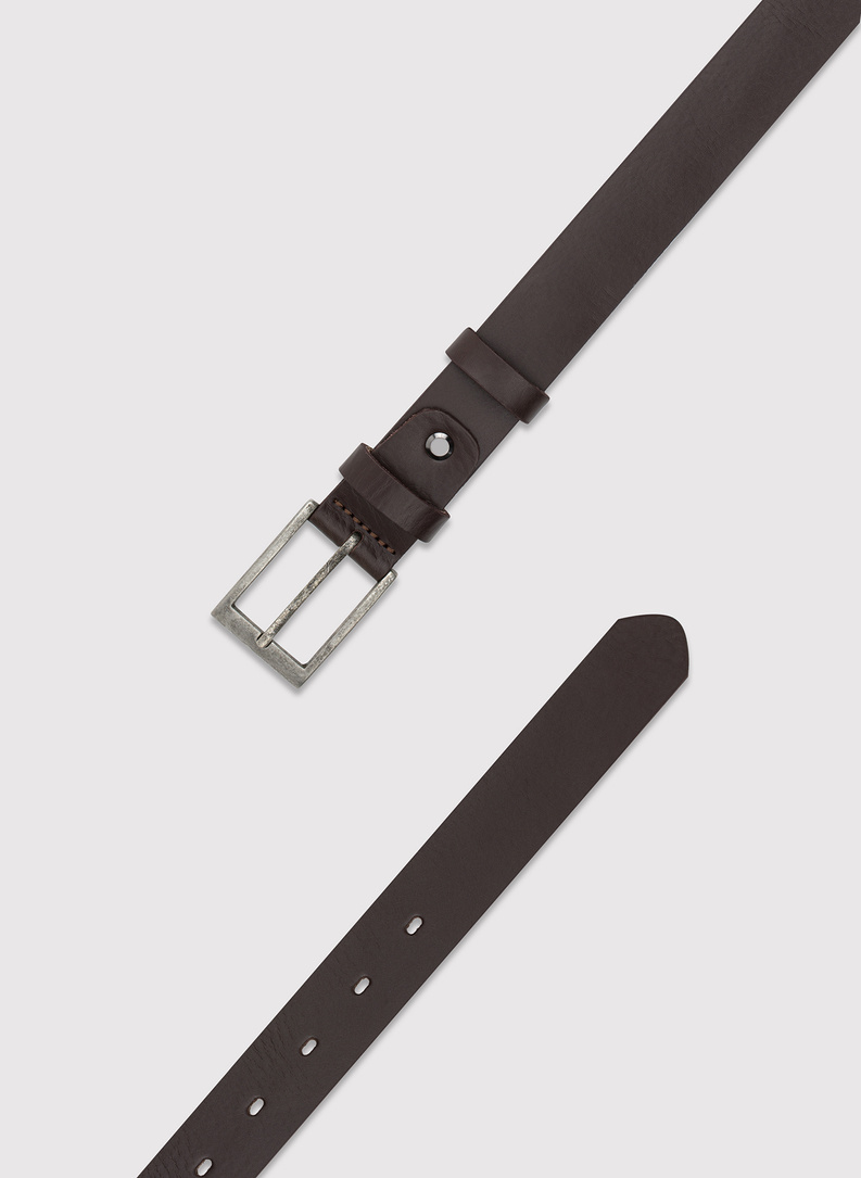 Bronzos spalvos vyriškas diržas