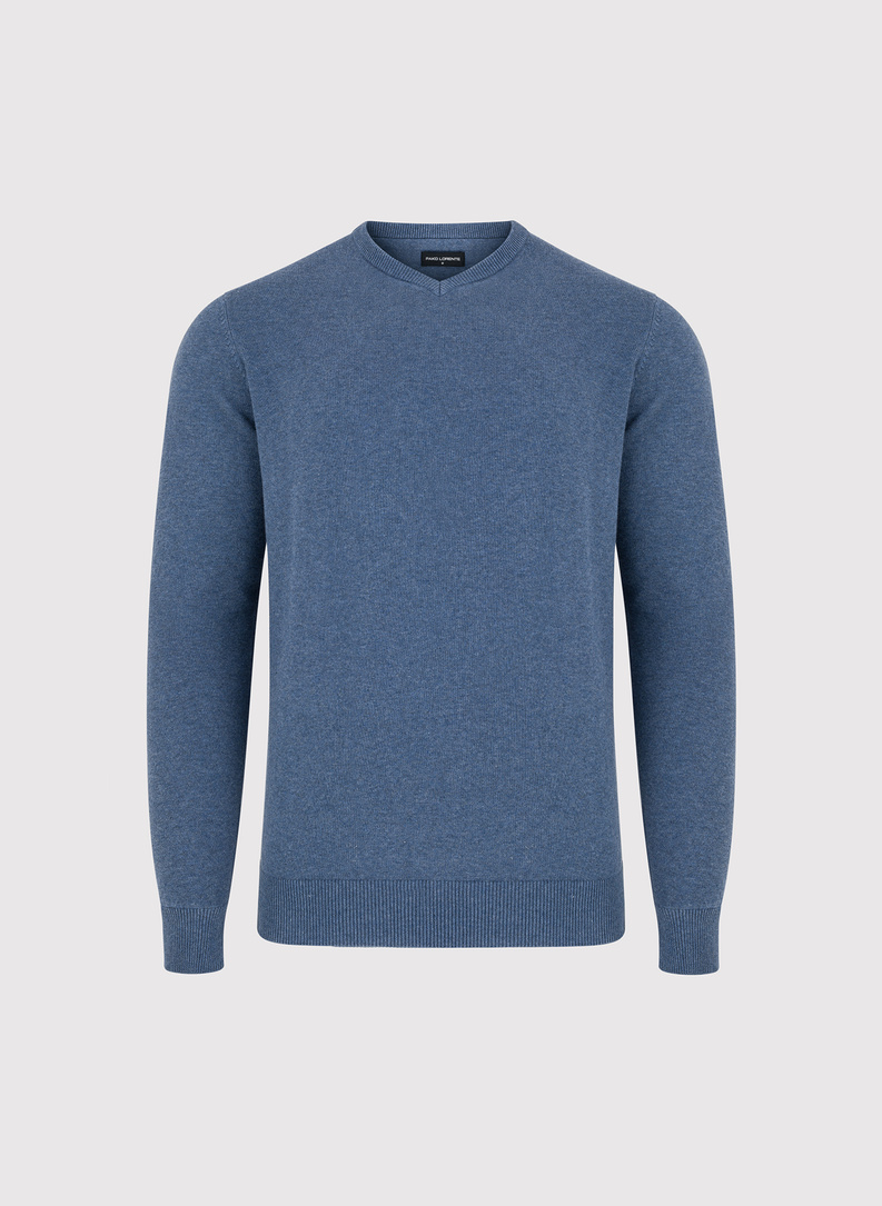 Vyriškas megztinis V apykakle