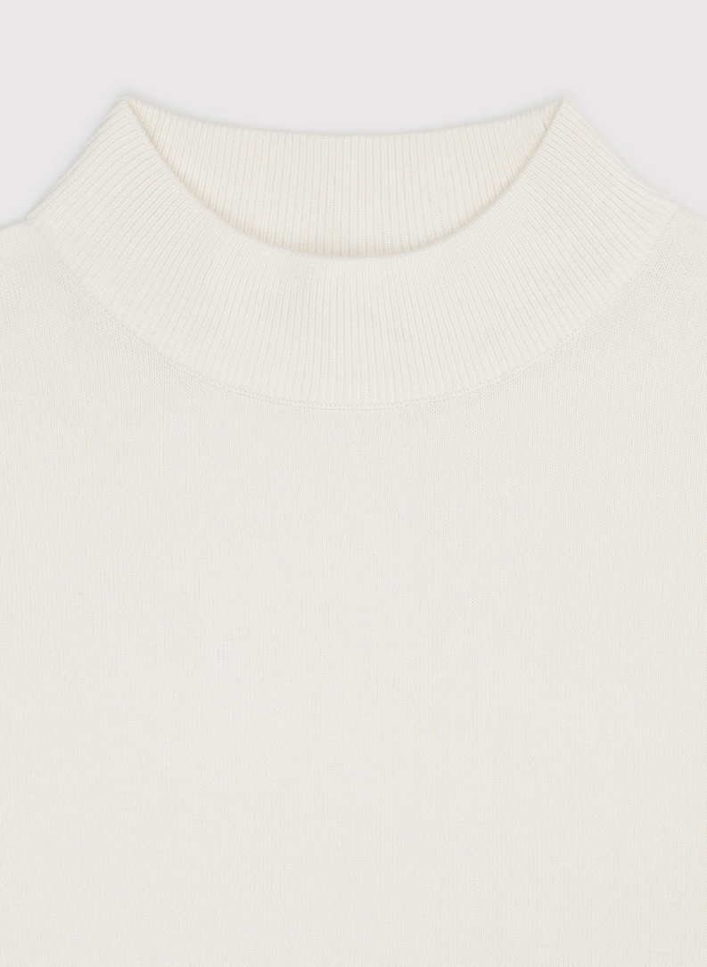 Baltos spalvos vyriškas pusgolfis