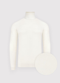 Baltos spalvos vyriškas golfas