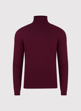 Tamsiai raudonos spalvos vyriškas golfas