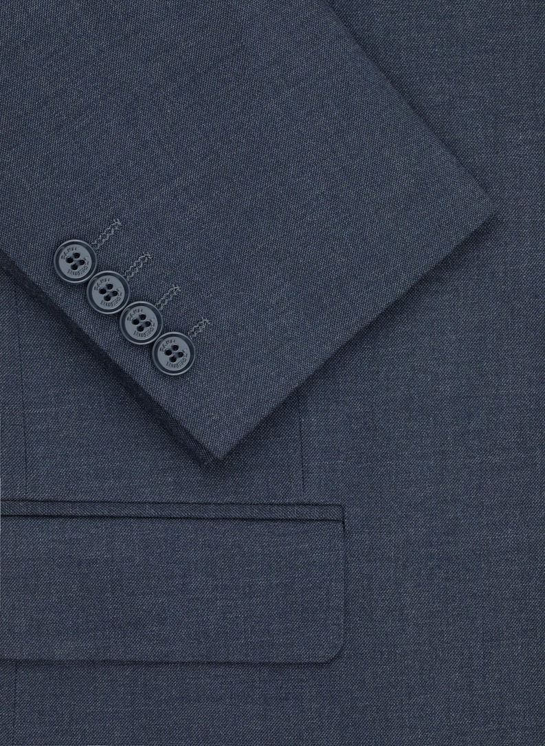 Tamsiai mėlynas kostiuminis švarkas