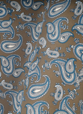 Ruda vyriška kišeninė nosinaitė