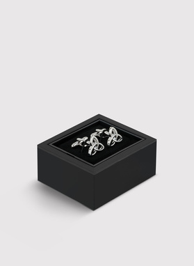 Sidabrinės vyriškos rankogalių sąsagos